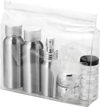 SET FLACONI DA VIAGGIO IN ALLUMINIO